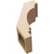 Ekena Millwork 5-inch W x 10-inch D x 14-inch H Pescadero Rough Cedar Woodgrain TimberThane Knee Brace, Primed BRCUR05X10X14PECRCPR - alternate 4